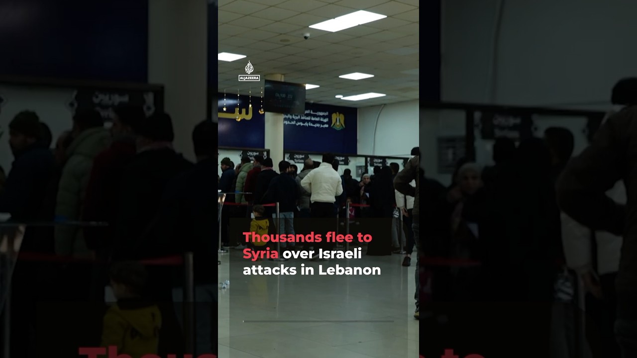 آلاف الأشخاص يفرون إلى سوريا بسبب الهجمات الإسرائيلية في لبنان
