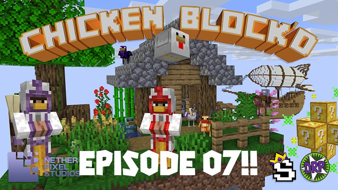 New Chickens ! | Minecraft ChickenBlock'd With MikedCraft |Day 07