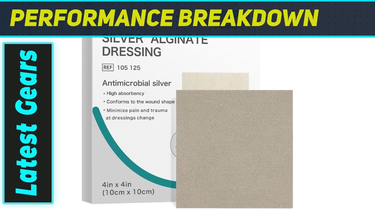 dimora silver alginate dressing Silicone Foam Dressing 2x2 Dimora Wound Care Combo Pack: 5 Pack Foam  Dressing 2x5 Inches + 10 Pack Calcium Alginate 4x4 Inches