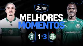 CORITIBA 1 X 3 PALMEIRAS | MELHORES MOMENTOS | CAMPEONATO BRASILEIRO 2026