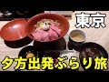 東京のうまい物を食べ、展望台をめぐる小旅行《飯田橋駅～北千住駅》1/13-101