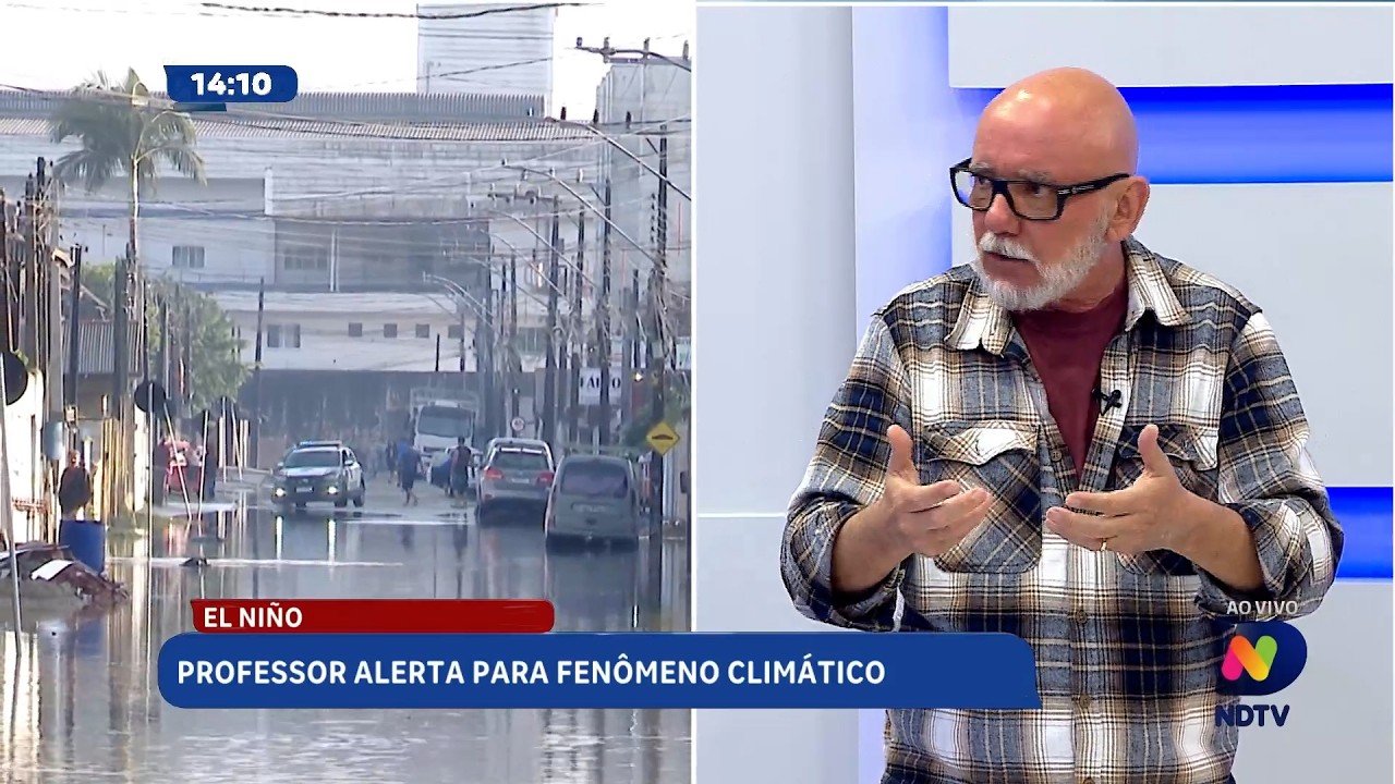 Professor explica como o El Niño pode afetar o clima em Santa Catarina