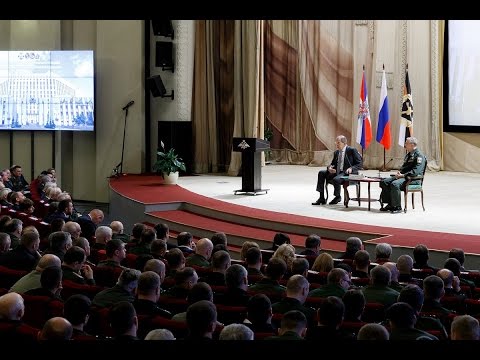 Sergey Lavrov gave a lecture in the Military Academy of the General Staff минобороны украины