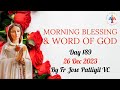 Daily morning blessing word of god  prayer to rosa mysticaday189 morningblessing  dailyblessing