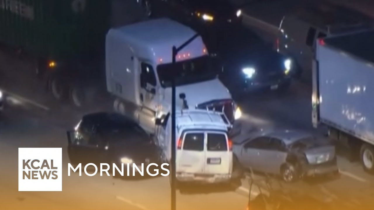 WILD PURSUIT ENDS IN WRONG WAY CRASH - YouTube