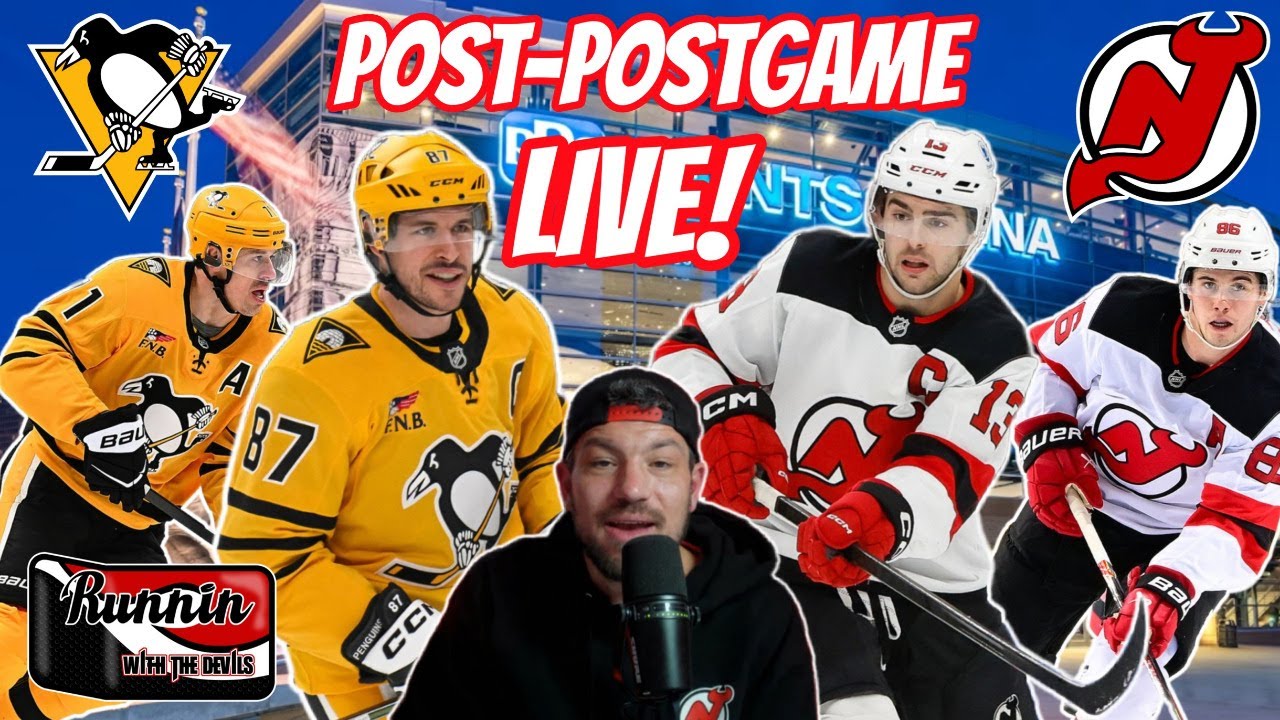 NJ Devils vs. Pittsburgh Penguins Post-Postgame LIVE! 1/8/26 DEVILS LOSE 4-1 