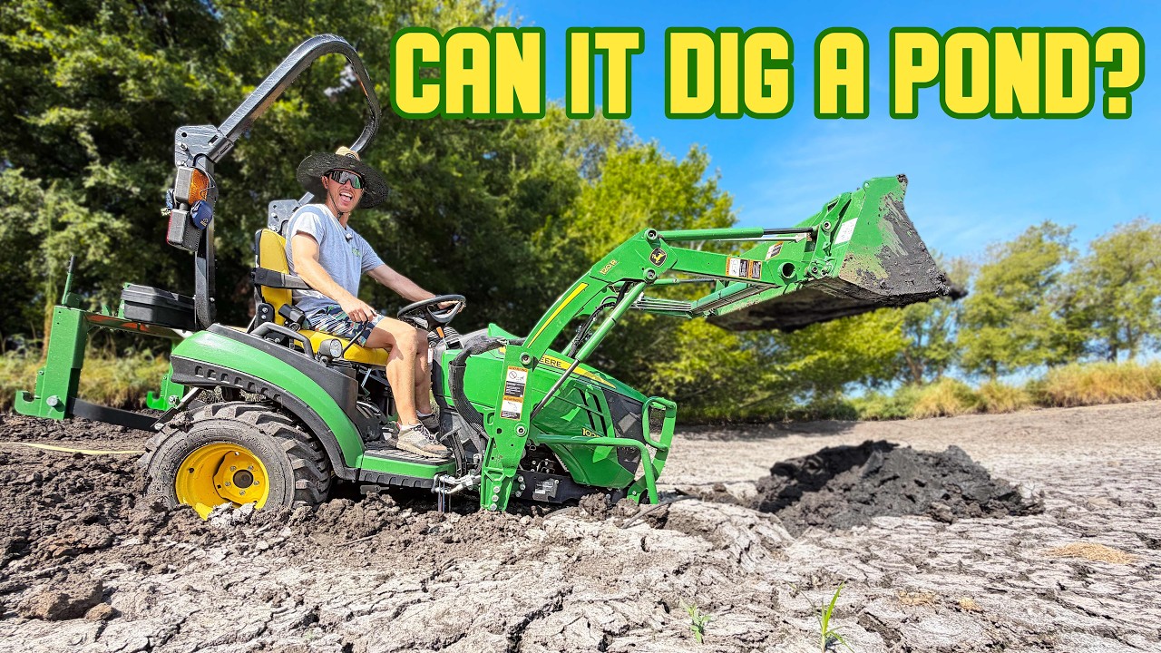 Thumbnail for Can I DIG My backyard Pond with a Lawn Tractor?