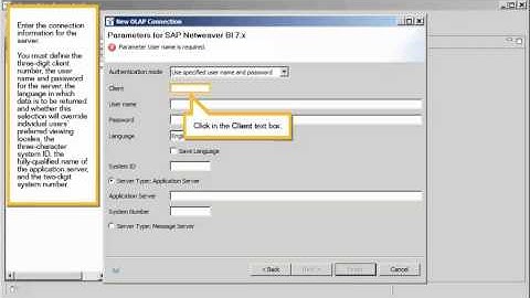 Create an OLAP connection to SAP BW using BICS  Information design tool 4.x~~MSAYEDSAP.avi