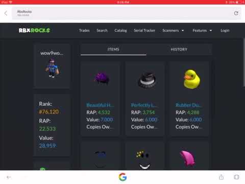 My RAP And Value Of My ROBLOX Account YouTube Hqdefault 