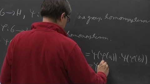 Abstract Algebra - Lothar Göttsche - Lecture 03