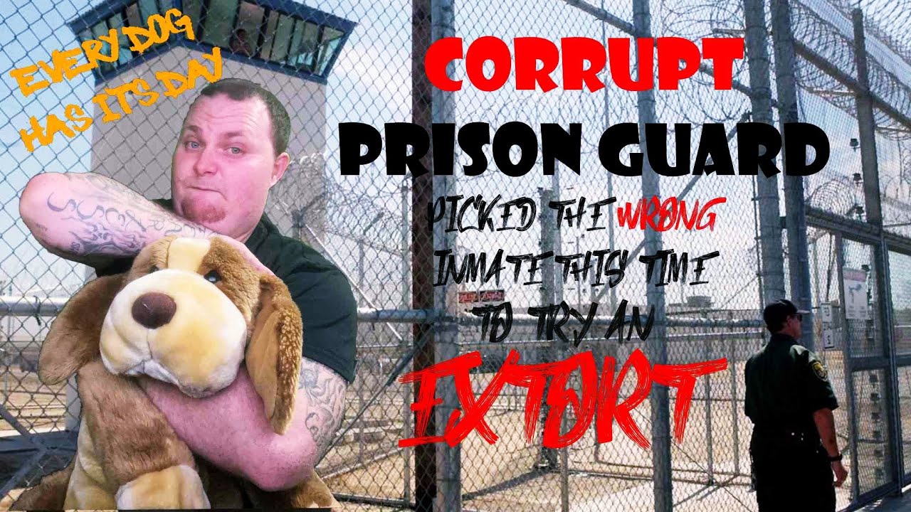Prison guard put to sleep for trying to EXTORT an Inmate In MAX PRISON Prison guard put to sleep for trying to EXTORT an Inmate In MAX PRISON