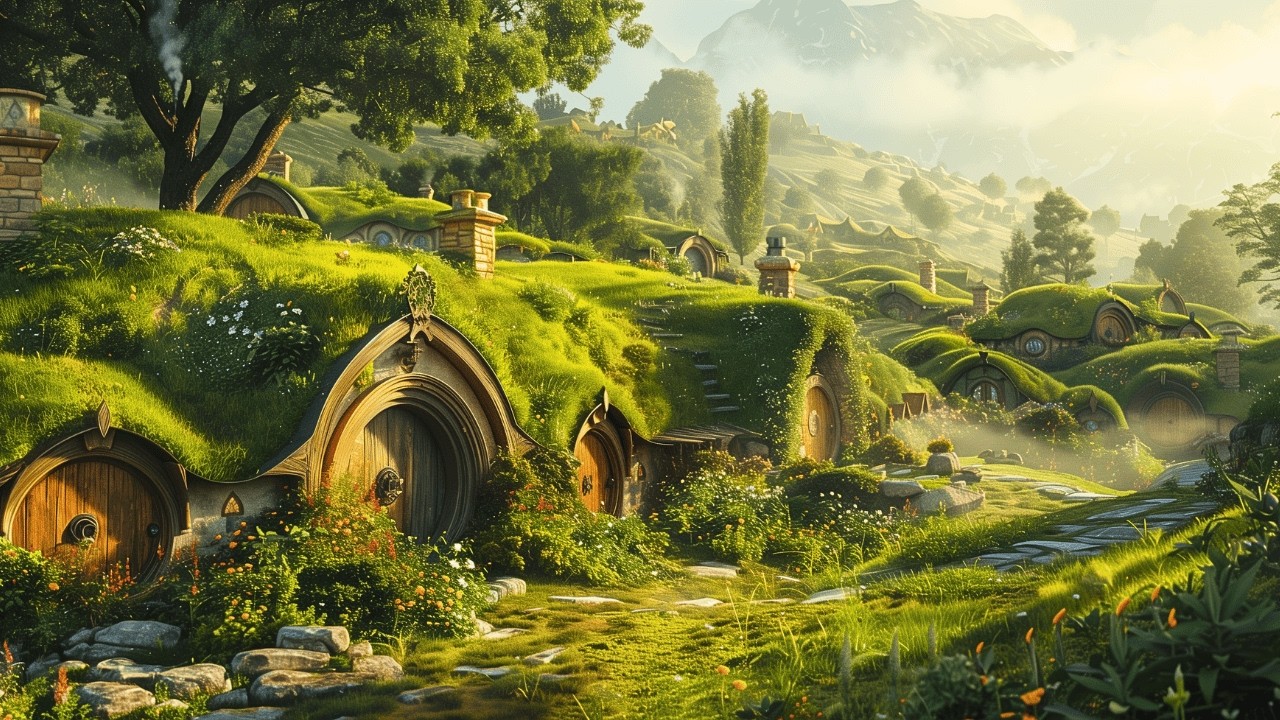 A Quiet Day in The Shire | Relaxing Middle-Earth Fantasy Music