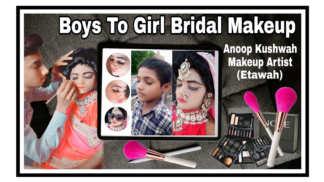 Boys 🧑To Girl 👧Bridal👰 Makeup💅💄🎨🖌️