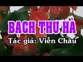 Karaoke tân cổ BẠCH THU HÀ - DÂY ĐÀO [ Beat hay]