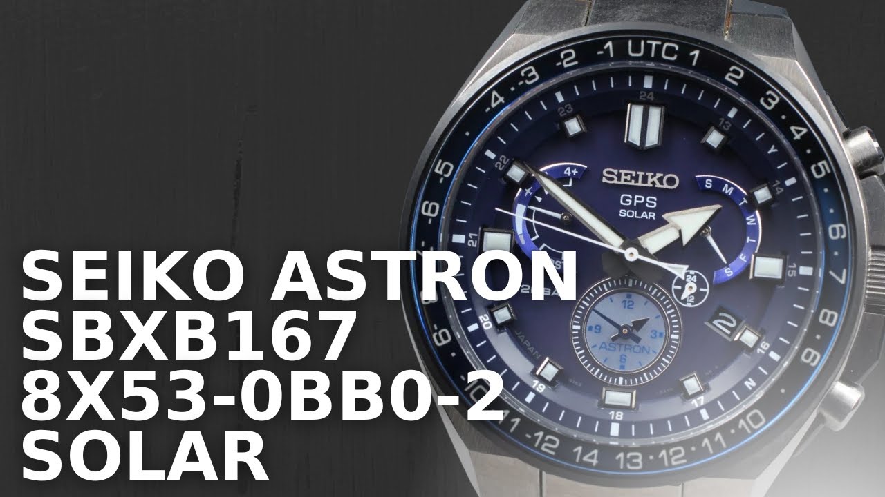 SEIKO Astron SBXB167 8X53-0BB0-2 Blue Dial Solar GPS Quartz Men's