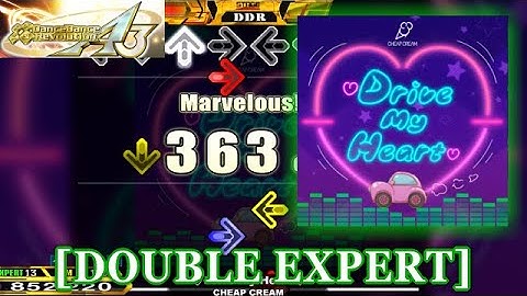 【DDR A3】 ♡Drive My Heart♡ [DOUBLE EXPERT] 譜面確認＋クラップ