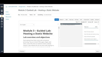Module 3 Guided Lab   Hosting a Static Website Part 1