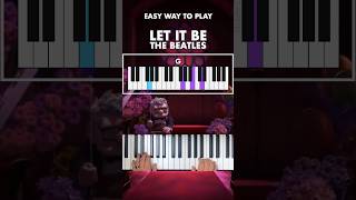 ‘Let It Be’ - Easy Piano Chords pianotutorial thebeatles