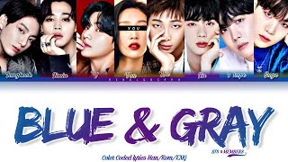 Karaokê Ver. Blue & Gray- Bts 8 Members Ver. Color Coded Lyrics Hanromeng Byheybluberry