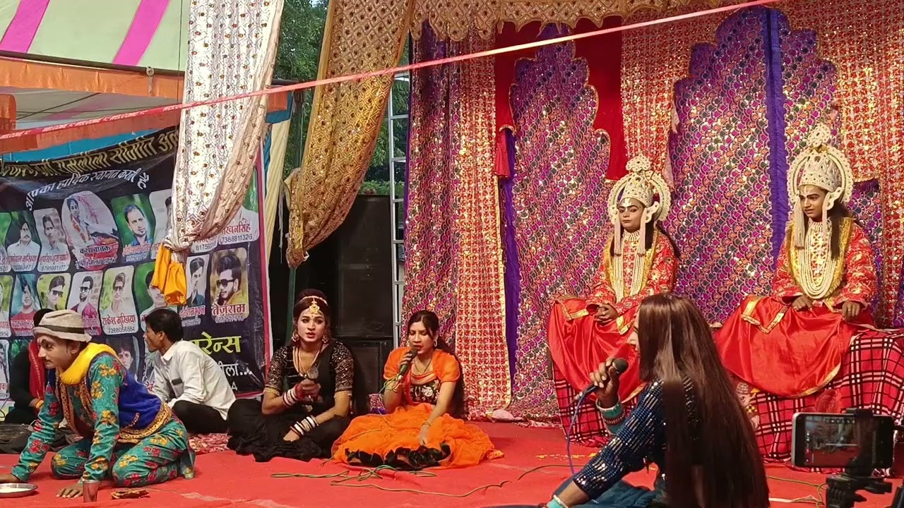 श्री राम कलेवा लीला में नंदू अकेला जोकर द्वारा धमाकेदार कॉमेडी ग्राम अलकछवा रामलीला 