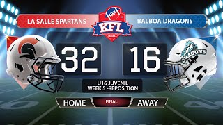 U16 JV - La Salle Spartans vs Balboa Dragons