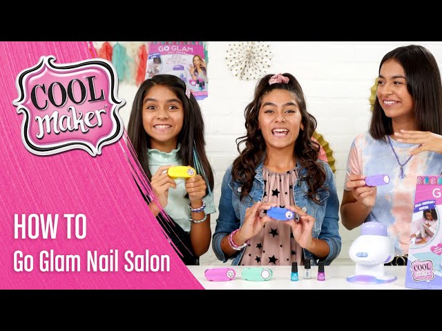 How To Use the NEW Go Glam Nail Salon from Cool Maker with the GEM Sisters!  