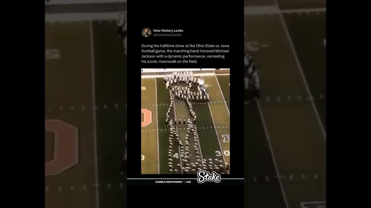 Watch Ohio State Band's Epic Michael Jackson Tribute with Moonwalk Performance