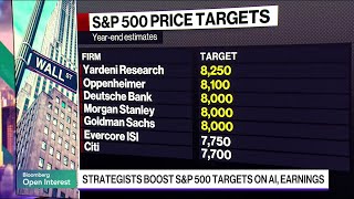 Goldman Strategists Cite Earnings in Hiking S&P 500 Target to 8,000
