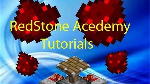 Minecraft Tutorials: Self powered redstone lamp