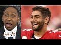 Jimmy Garoppolo proved he's the 49ers' weak link vs. the Seahawks - Stephen A. | First Take