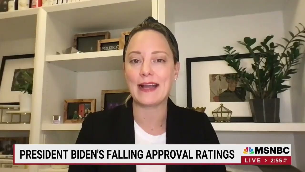 Reporter Anna Palmer says Democrats are very concerned with Biden’s 33% approval rating