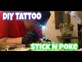 Giving Darin A Stick N Poke Tattoo
