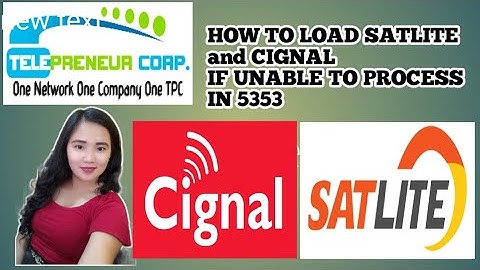 TPC | HOW TO LOAD SATLITE and CIGNAL IF UNABLE TO PROCESS IN 5353 | PAANO MAGLOAD NG SATLITE