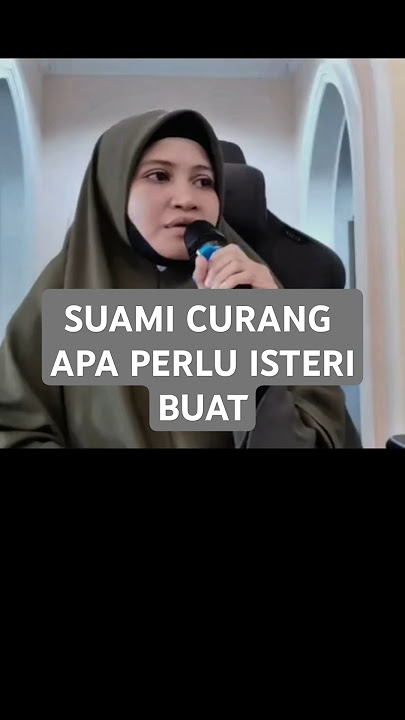 suami curang apa perlu isteri buat ❤️