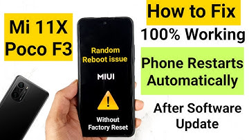 Mi 11X/Poco F3 Reboot issue After software update How to Fix in 3mins 🔥🔥🔥