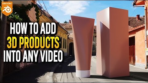 How to Add 3D Products Into ANY Video in Blender | Beginner Camera Tracking Tutorial