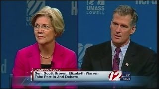 Massachusetts senator Brown vs Warren debate