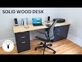 How to Build a Desk Top | DIY Desk Top Build | How to Make a Solid Wood Desk Top