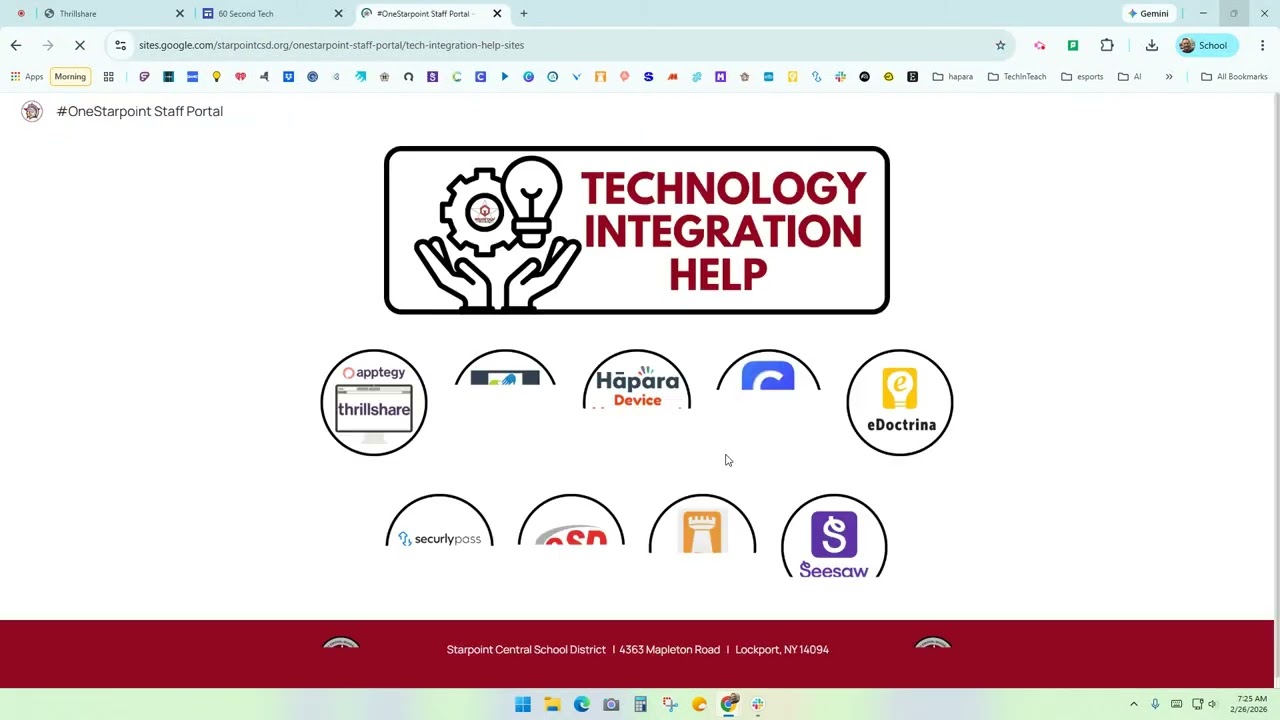 Tour of the #OneStarpoint Staff Portal
