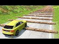 Cars vs 100 Fallen Trees – BeamNG.Drive