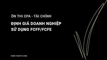 Bài tập Định giá doanh nghiệp với Dòng tiền tự do FCFF/FCFE