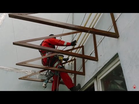 Навес над балконом. процесс монтажа. - cidade estado - video.