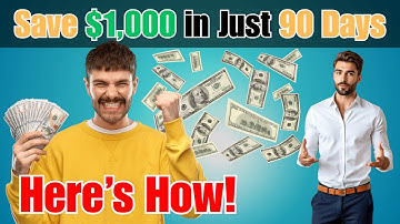 How to Save $1,000 Fast in 90 Days | Simple Steps to Reach Your Goal