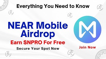NEAR Mobile Airdrop: Hoe je een NEAR-wallet aanmaakt en gratis $NPRO-tokens claimt