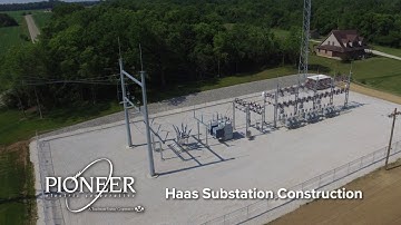 Construction of the Haas Substation