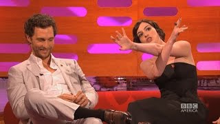 Anne Hathaway is a huge Matthew McConaughey Magic Mike Fan  The Graham Norton Show on BBC America