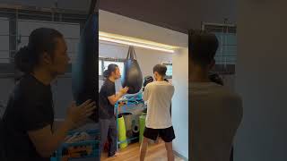 Boxing beginner training tutorial L uppercut R uppercut #boxing #boxingexercise #boxingtraining