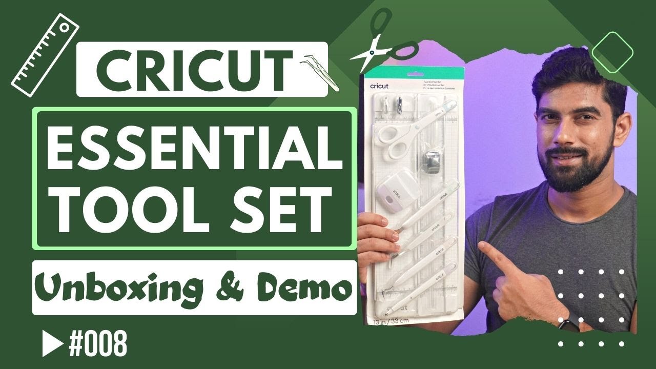 Cricut Essential Tool Set Unboxing & Demo