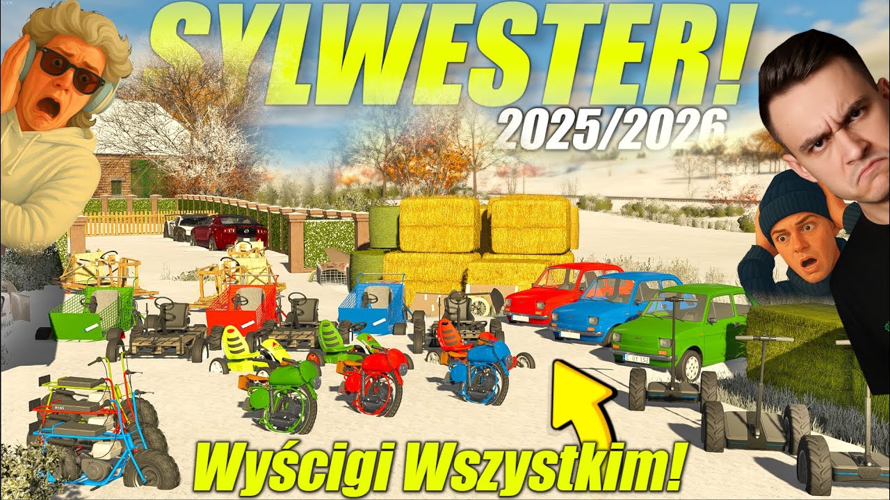 🔥NIESPODZIANKA Dla Koliza i Dziejusia!😱Przygotowałam Sylwestrowe ZAWODY!🔥 #MPG [#517] FS22