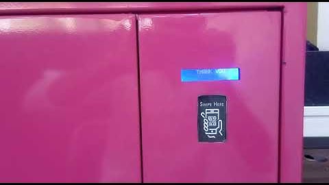 Smart Card Operated Sanitary Pad Vending Machine